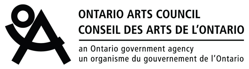 The logo for the Ontario  Arts Council.